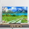 Nuevo Modelo Cubierta de TV Cubierta a Prueba de Polvo Tela a Prueba de Polvo Cubierta Protectora 55 Pulgadas 65 Pulgadas Montada en Pared Escritorio LCD Paisaje