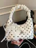 Bolsa Pequena de Bolinhas de Nicho Transfronteiriça para Mulheres 2026 Nova Moda Bolsa de Mão para o Dia a Dia Ombro Transversal Corrente Bolsa Dumpling
