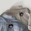 Camisas Infantis Mabao 2026 Outono Novo Estilo Coreano Camisas Masculinas Patchwork com Aplicação Moda Primavera Masculina Atacado