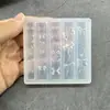 Ferramenta para Manicure Laço DIY Molde de Silicone Esculpido Estéreo Altamente Transparente Urso Kitty Gato Desenho Animado Película para Unhas