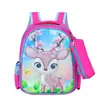 Mochilas Escolares Infantis Estilo Desenho Animado para Alunos do Ensino Fundamental, Meninas e Meninos, Mochilas para 3ª-4ª-5ª-6ª Séries, Mochilas Ultraleves Protetoras da Coluna