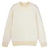 Roupas Masculinas ACU Marca moderna com textura suéter gola careca para homens, 2026 outono/inverno novo top casual de caimento solto em blocos de cor para homens