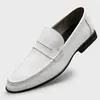 Mocasines de Verano para Hombre, Estilo Nuevo, Piel Genuina, Suela Suave, Superficie Suave, Zapatos de Cuero Casuales Negros, Zapatos Ligeros Formales para Boda para Hombre