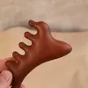 Peine Masajeador Multifuncional Cuatro en Uno para Terapia del Cuero Cabelludo, Gua Sha y Uso General en Todo el Cuerpo, Cuero Cabelludo, Rostro y Ojos, Hecho de Sándalo