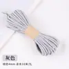 Cuerda de algodón hilado en núcleo engrosada de 4 mm, cuerda de tejido hecha a mano DIY de poliéster-algodón, material para tapices, colgantes de bolso y cordones para colgar