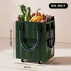 Bolsa de Compras com Rodas Hulken Supermercado Sacola de Mercado Bolsa de Armazenamento Bolsa Tecida Espessa Bolsa Impermeável com Carrinho