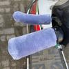 Nuevo cubierta de manillar de triciclo eléctrico de felpa sintética de invierno protector de mano antideslizante cálido cubierta de manillar de partícula de tres ruedas universal