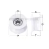 Rodamientos con Recubrimiento de Plástico 608 Rodillo con Ranura 624U Polea para Puertas y Ventanas Deslizantes 625 Ranura de Eub de Nylon Fabricante 626