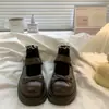 Mocasines de plataforma con lazo estilo coreano para niños 2026, zapatos casuales de moda y sencillos para niñas, zapatos de estudiante