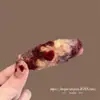 Pinza para el Cabello con Forma de Lazo de Corazón Rosa Esponjoso 2026 para Mujer, Pinza para Flequillo y Mechas, Accesorio de Lujo para el Cabello