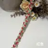 2cm de Largura, 9 Cores Disponíveis, Renda Bordada Mini Rosa, Borda de Renda Colorida Pequena para Roupas Infantis e Acessórios de Hanfu