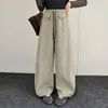 Pantalones curvos para niñas, nuevo estilo primavera y otoño 2026, elegantes pantalones de pierna ancha de otoño para niñas mayores, pantalones rectos para niños