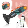 Klins App Control Remoto de Silicona Telescópico con Ventosa, Masajeador Portátil Regalo, Protección de Privacidad, Dropshipping