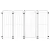 Cerca Modular Portátil Max para Pets - 3 Painéis + Portão (98 cm) - Branco