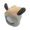 Chapéu de lã forrado de lã infantil outono e inverno chapéu de bebê chapéu masculino meninas inverno chapéu de bebê chapéu de proteção auditiva de outono e inverno