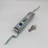 MS828 con cerradura de varilla de conexión colgante de aleación de zinc plateado, cerradura de puerta de gabinete eléctrico industrial, cerradura de puerta de chasis de red de comunicación