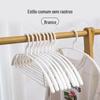 Cabide de roupa semicírculo de borracha ombro largo antiderrapante sem costura cabide de roupa cabide de roupa cabide de roupa espesso atacado