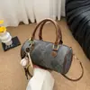 Bolsa Feminina Vintage Outono/Inverno 2025 Nova Tendência Casual Bolsa Transversal Estampa de Leopardo Moda Popular Este Ano Bolsa de Mão Bolsa Almofada