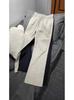 Calça Micro Facão Vintage Casual Esportiva Masculina e Feminina Calça Masculina Calça de Grou Perna Reta Solta Aparência High-Look Emagrecedora Calça Versátil