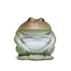 Decoración de rana para mascota de té de arena morada, hecha a mano, creativa, sapo dorado de sumo, accesorios para juego de té, mesa de té, juego de té que se puede curar
