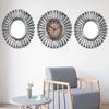 Decoración de Comedor Reloj de Pared Triple Moderno Simple Reloj de Pared para Sala de Estar Lujo Ligero Decoración de Pared para el Hogar Reloj de Decoración de Fondo Reloj Colgante