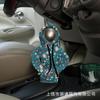 Palanca de cambios decorativa creativa transfronteriza suéter pequeño patrón navideño mini sudadera con capucha funda protectora para palanca de cambios de coche