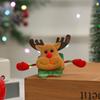 Criativo Natal presente infantil Luminoso Santa boneco de neve raquete anel pulseira presente de Natal anel de pressão