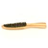 Cepillo para peinar barba con mango corto Nanzhu, cerdas de cerdo, cepillo para limpiar el cabello de hombres, cepillo para barba, cepillo para limpiar el cabello, cepillo de cerdas de cerdo