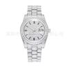 Modelo de Venta Caliente en Comercio Exterior Reloj de Cuarzo para Hombre con Correa Redonda de Acero Inoxidable de 40 mm de Diámetro y Superficie de Espejo de Cristal