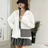 Bolsa de Ombro Personalizada Bolsa Feminina Casual Cor Sólida Bolsa Transversal Casual Bolsa de Nylon Casual Mão Nova Bolsa de Máquina Transfronteiriça