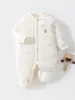 Mameluco Acolchado para Bebé Otoño/Invierno 40g, Tela Clase A, Costura Sin Costuras, Ropa para Salir, Nuevo Modelo Otoño/Invierno para Bebés
