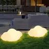 Luces de nube brillantes para exteriores, luces de paisaje para patios y villas, luces decorativas para jardines, luces de ambiente para césped, lámparas de pie solares
