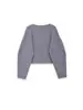 Cardigan de Tricô Versátil de Cor Sólida com Gola Redonda e Manga Longa, Corte Solto, Novo Estilo Outono/Inverno 2025, Comércio Exterior Europeu e Americano Transfronteiriço para Mulheres
