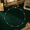 Moda Europea y Americana Multicapa Personalizado Versátil Pluma Forma de Ocho Perla de Imitación Juego de Pies Accesorios para Hombres y Mujeres