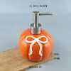 Abóbora de Halloween Cerâmica Garrafa de Banho Banheiro Tipo Pressão Luxo Leve Aparência Sofisticada Atmosfera Festiva Decoração Casa