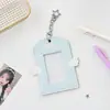 Portatarjetas de Cuero con Lunares de Ángel para Fans, Portatarjetas Pequeño de 3 Pulgadas, Colgante de Bolso Portatarjetas de PU con Alas de Polaroid