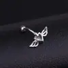 Venda Direta de Fábrica de Joias Populares para Piercing de Aço Inoxidável Transfronteiriças, Anéis para Umbigo de Asas de Anjo, Anéis de Umbigo, Fechos de Umbigo, Atacado e Personalização