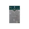 Adesivos de Unha Moji Cool Estilo Ballet Laço Prata Branco M-1492 Adesivos de Unha Laço com Strass Estilo Coreano