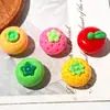 Brinquedos de Comida com Simulação de Frutas 3D Materiais para Case de Celular com Cola de Creme DIY Charms para Sapatos Acessórios de Pente