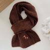 Bufanda de Lana Tejida de Dibujos Animados para Otoño e Invierno para Desplazamientos, Simple y Versátil, Elegante y Adecuada para Combinar con Camisas, Te Mantiene Caliente y Protege tu Cuello