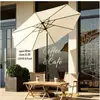 Sombrilla de exterior, sombrilla de patio, sombrilla grande para el sol en exteriores, sombrilla plegable de poste central, parasol para mesa y silla de balcón, puesto exterior y decoración de boda