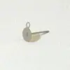 Fabricantes acero inoxidable DIY aretes hechos a mano accesorios colgantes aguja plana aguja de arete aretes planos fondo plano joyería al por mayor