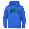 Sudadera con capucha estampada de nueva marca de moda transfronteriza 2024 para hombres y mujeres, sudadera con capucha estampada Brooklyn 1898