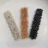 Accesorios para Pasadores de Pelo DIY de Cristal, Elegantes Adornos de Pelo de Oruga Hechos a Mano con Perlas de Lujo Ligero, Productos Semi-Terminados