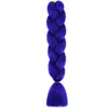 Trenzas Grandes de Fibra Sintética de Comercio Exterior, Trenzas de Colores, Peluca, Cabello para Trenzas Jumbo, Rastas Africanas, Cabello para Crochet