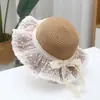 Sombrero de paja para niños, sombrero de verano para niñas, sombrero de princesa, sombrero de playa con protección solar, sombrero de sol para bebé, sombrero de pescador transpirable