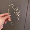 Faixa de Cabeça Flor Pérola Cravejada de Diamantes de Luxo Acessível Francesa Super Fada Elegante Elegante Faixa de Cabeça Retro High-End Acessórios de Cabelo Adorno para Mulheres