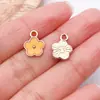 Mistura de 20 Estilos de Folha de Bordo Amarela com Gotejamento de Óleo Lua Favo de Mel Acessórios de Joias Pingentes DIY Pulseira Colar Chaveiro Charms