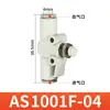 Válvula de Mariposa de Tubería Tipo SMC Válvula de Velocidad Ajustable Actuador de Control de Cilindro de Paso Recto Junta de Tubería de Aire As1002/2052Fs