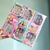 Popular Libro de Colorear Feliz para Niños Animación Estéreo 3D de Dibujos Animados con Diamantes Divertidos y Lindo Set de Uñas Portátiles para Niñas